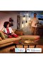لمبة إضاءة ذكية LED عادية ST64 بخيط أبيض، عبوة واحدة [برغي Edison E27]، مع بلوتوث - 4