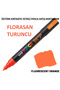 قلم تحديد بوسكا فلوريسنت برتقالي PC-5m (1.8-2.5 ملم) Poska Pc5m Pc - 5m