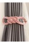 Pink Colored Curtain Buckle Curtain Ornament Curtain Holder Tulle Curtain Braçol Set (2 Pcs) - 4