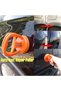 Car plate fixing/pulling suction cup, orange - 6
