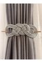 Dark Green Colored Curtain Buckle Curtain Ornament Curtain Holder Tulle Curtain Braçol Set (2 Pcs) - 4