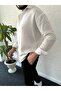 Men's Oversize Muslin Fabric 100% Cotton Long Sleeve Shirt - 2