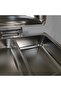 Rectangular Hydraulic Warming Dish, Stainless Steel Warming Dish with Clear Lid - 6