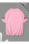Unisex Men/Women Hey Custom Printed Oversize Cotton T-Shirt - 2