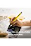 x MONAMI Compatible with Apple Pencil Pro / 2nd Gen Case Compatible with Double Tap - Yellow - 5