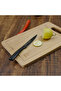 Bamboo Cutting Board 33x23cm with Hang-Hole 1.4cm Thick Wooden Rectangular Chopping Board - 4