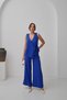 Women's Scarlett Double Breasted Lapel Side Tie Suit, Summer Blouse-Pants Set - 7