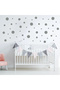 Premium Gray Round Polka Dot Wall Sticker Set 180 Pieces 1.3–7.6 cm Various Sizes Decorative Wall Decals - 3