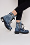 Women's Jeans Boots Metal Detailled Orthopedic Sole Summer Boots - 5