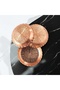 Copper Breakfast Plate Copper Snack Plate Breakfast Plate Carved Craftsmanship 12 cm Breakfast Plate Set of 6 - 3