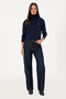 Women's Navy Blue Basic Sweater 50288974-Vr033 - 4