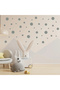Premium Gray Round Polka Dot Wall Sticker Set 180 Pieces 1.3–7.6 cm Various Sizes Decorative Wall Decals - 2