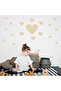 Various Sizes Heart Shaped Wall Sticker Set - 97 Pieces - 2