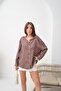 Women's Monroe Lace Embroidered Shirt, Woven Modal Fabric Oversized Shirt - 4