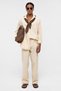 Basic Oversize Linen Suit Natural