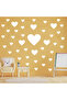 Various Sizes Heart Shaped Wall Sticker Set - 97 Pieces - 4