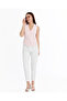 Women's Body-Fitting Short Woven Vest - 7
