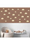 Cloud Shaped Wall Sticker Set in Various Sizes - 100 Pieces - 4