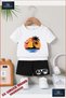 Children's “Palmiye Deniz Gunes“ Special Printed Crew Neck T-Shirt - Shorts Set - 2