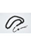 Oltu Stone Sphere Model Double Zigzag Quadruple Embroidered Rosary - 2