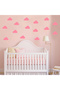 7.5 cm Different Shapes Cloud Wall Sticker Set - 72 Pieces - 4