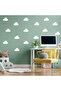 7.5 cm Different Shapes Cloud Wall Sticker Set - 72 Pieces - 2