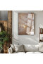 Amazing | Soft Weed Model | Framed Tempered Glass Table Single Vertical