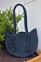 Swan Model Inner Lined Straw Look Beach and Daily, Stylish and Elegant Shoulder Bag - 4