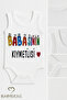 Sleeveless Baby Bodysuit with "Father's Precious" Written 100% Cotton Summer Snapback Bodysuit 03-24 Months - 2