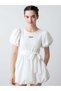 Girl's Poplin Balloon Design Dress - 3