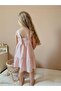 Brode Fabric Strap Girl's Dress - 2