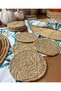 Nephele 6-Piece Straw Coasters Set - 2