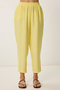 Sleeveless Blouse Pants Set Yellow Lmc0058 - 5