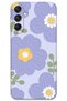 Galaxy A15 Compatible Flower Pattern Phone Case + Screen Protector - 5799