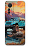 Xiaomi Mi 12 Lite Compatible Car Pattern Phone Case + Screen Protector - 5758