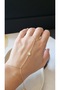 Zircon Stone and Heart Details, Durable, Non-Staining, Stylish, Anti-Allergic, Design Shahmeran - 7