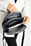 Women's 4 Compartment Long Cross Strap Lacos Shoulder & Hand Bag - 8