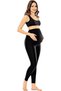 Women's Tights Black Casual and Maternity Tights - Stretchy Tights/ Kota - 3