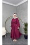 Shirt Collar Balloon Sleeve Lacing Detailed Lined Shirt and Lined Skirt Double Set - 3