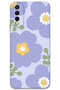 Vivo Y20S Compatible Flower Pattern Phone Case + Screen Protector - 5799