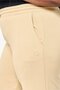 Women Regular Fit Brand Logo Sweatpants, Dark Khaki - 2