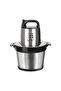 6L Food Chopper，1000W Stainless Steel Food Processor 4 Sharp Blades，2 Speeds ，Non-slip mat