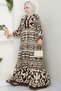 Authentic Bohemian Viscose Dress Bitter Brown - 3