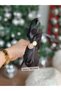 Luxury Crystal Stone Crown Gold Golden Hanging Bulk Ribbon Satin Bow Ribbon Women's Tiara Black - 4