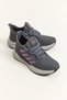 High Sole Lace-Up Sports Shoes Smoked