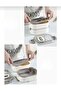 1000 ml Two Layer 3 Compartments Stainless Steel Bento Lunchbox - 3