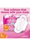 Pads Ultra Thin Cottony Soft Large With Wings, 10 Sanitary Pads - 2