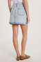 Women's Slim Fit Slim Fit Mini Denim Skirt with Pockets - 4