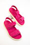 Fuchsia Suede Women's Sandals 20694 - 2