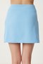 Women's Sky Blue Pocket Detailed Mini Woven Skirt Tp00062 - 4